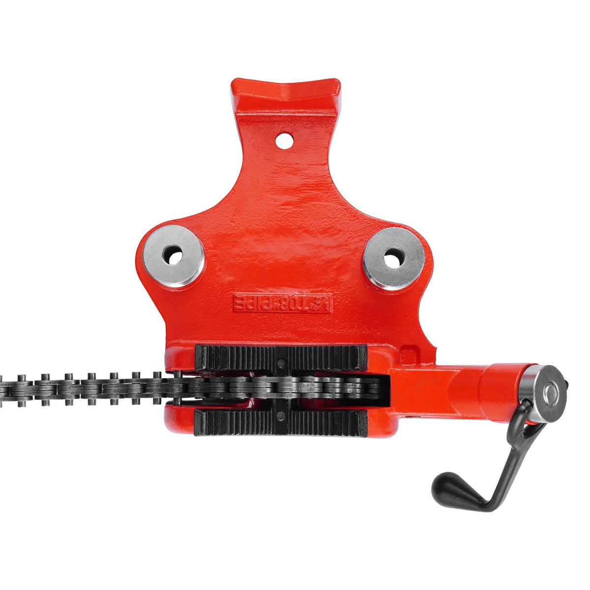 Heavy-Duty Pipe Chain Vise 1/2" - 8" Capacity Iron Base Clamping