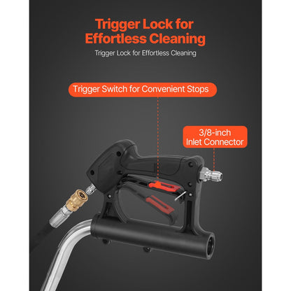 22" Pressure Washer Surface Cleaner Stainless Steel Pressure Washer 4500 Max PSI