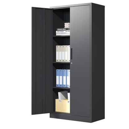 71"H Metal Garage Storage Cabinet