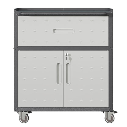 Metal Tool Cabinet for Garage with Wheels