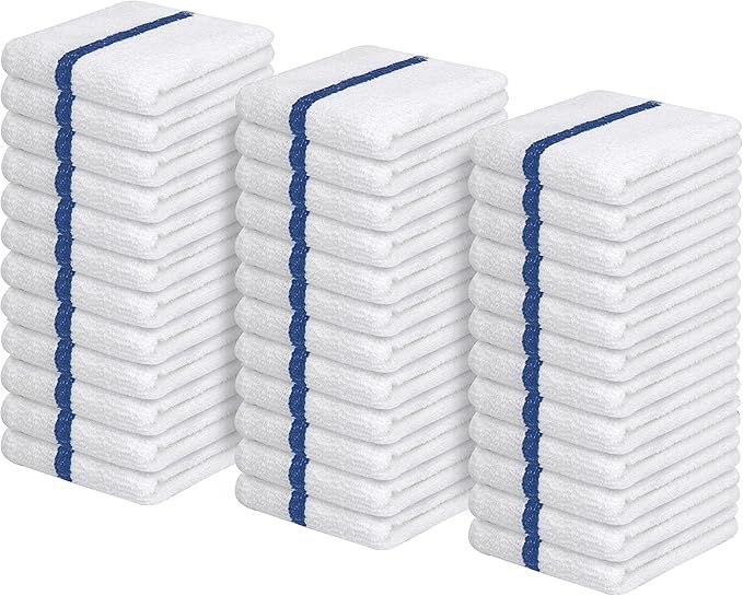 Towels Terry Bar Mop Towels (Value Pack of 36) Size 16"x19" – Absorbent and Durable