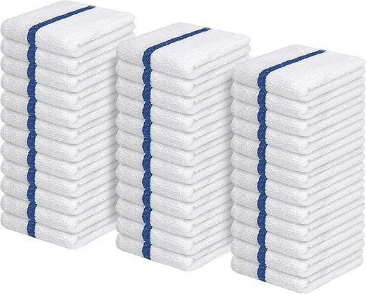 Towels Terry Bar Mop Towels (Value Pack of 36) Size 16"x19" – Absorbent and Durable