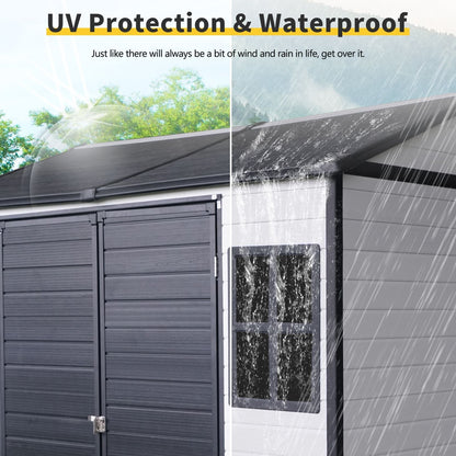 8 x 6 ft Outdoor Storage Shed