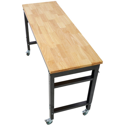 Workbench - 60" Wide Rolling Workbenches with Adjustable Height