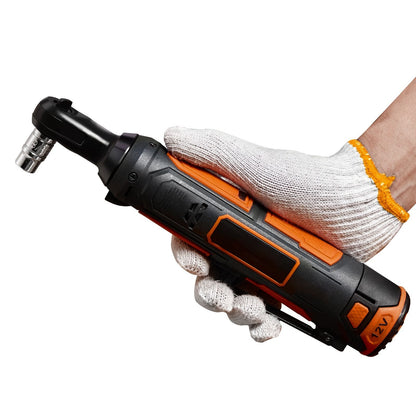 3/8" Cordless Electric Ratchet Wrench Set 12V Tool Kit