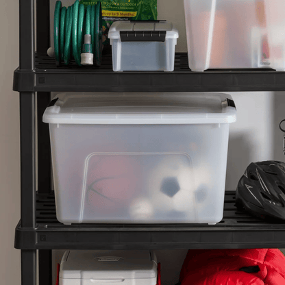 (2 pack)60 Qt. Plastic Storage Bins with Lids