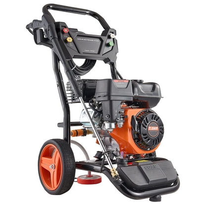Gas Pressure Washer 3600 PSI and 2.6 Max GPM Pump Spray Gun and Wand 26 ft Hose