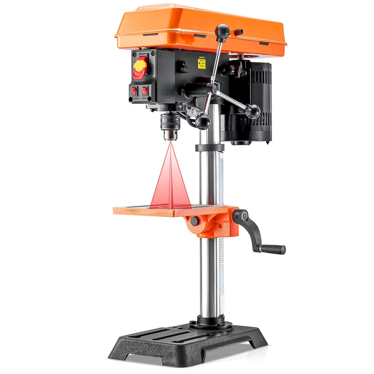 10 in Benchtop Drill Press Tabletop Drilling Machine with Adjustable Speed