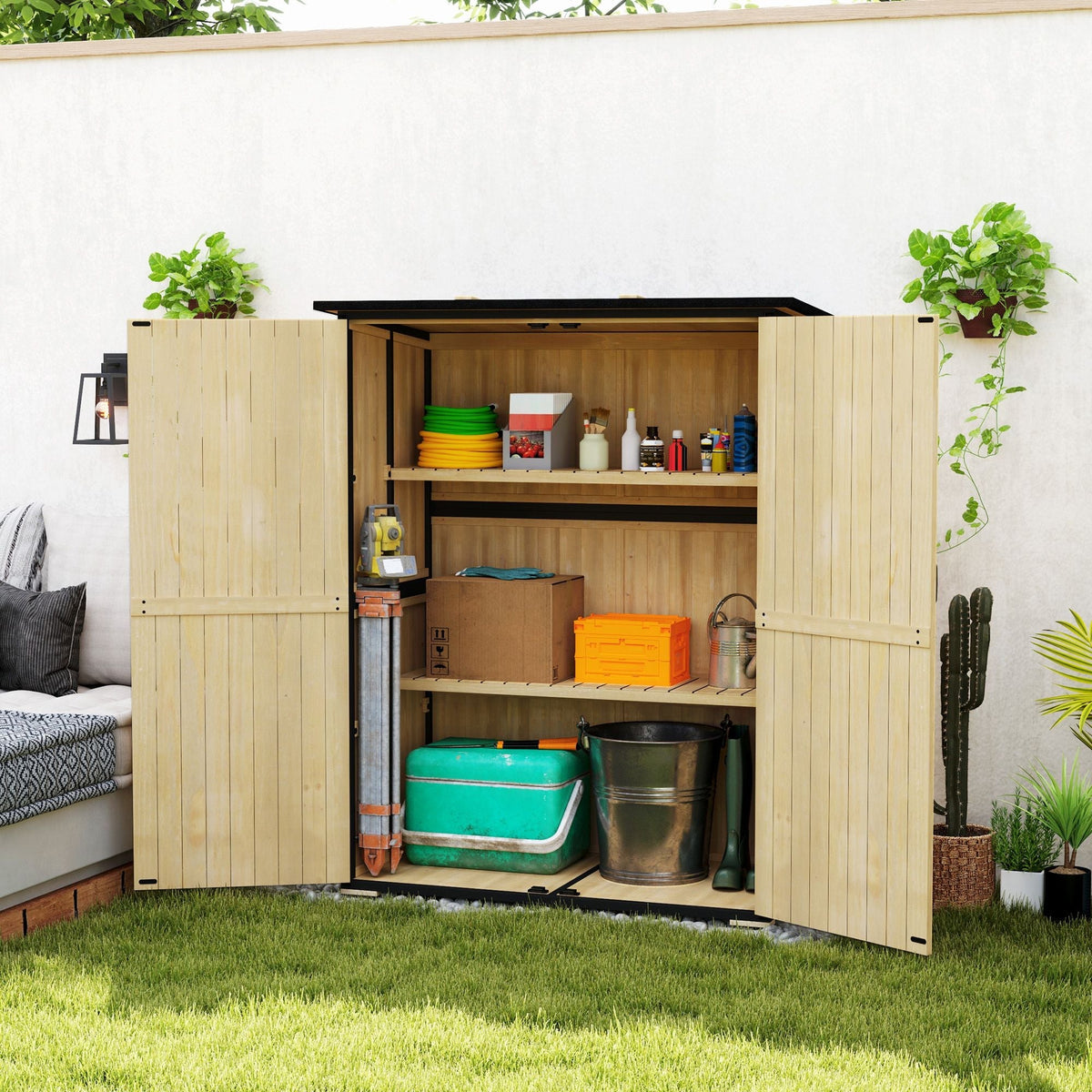 Wood Storage Shed