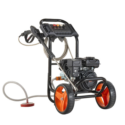 Gas Pressure Washer 2900 PSI and 1.85 Max GPM Upgrade Aluminum Pump with Spray Gun and Wand