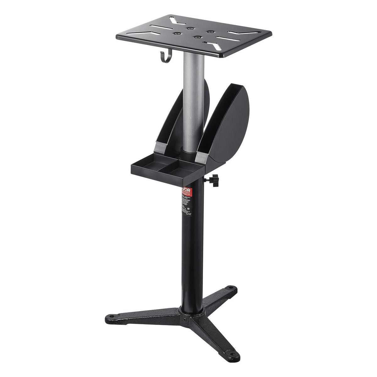 Bench Grinder Stand Pedestal with 12" x 10" Mounting Plate