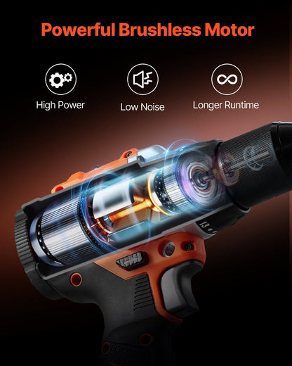 Tool Combo Kit 20V Max Kit 1/2 in Impact Drill & 1/4 in Impact Driver