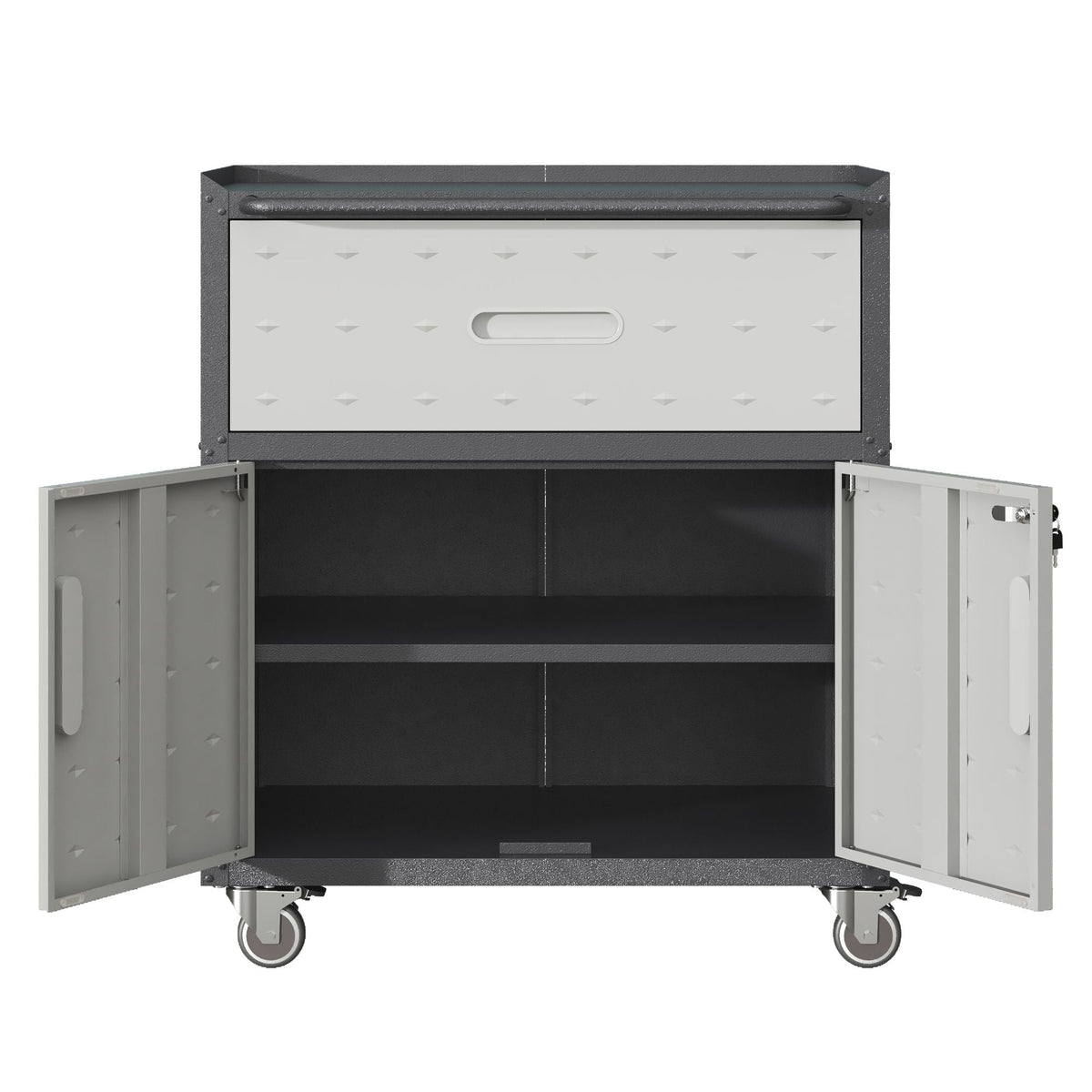 Metal Tool Cabinet for Garage with Wheels