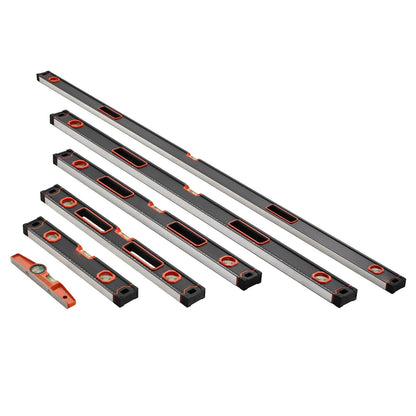 6-Piece Torpedo Level All Magnetic Level Set Shock-Resistance