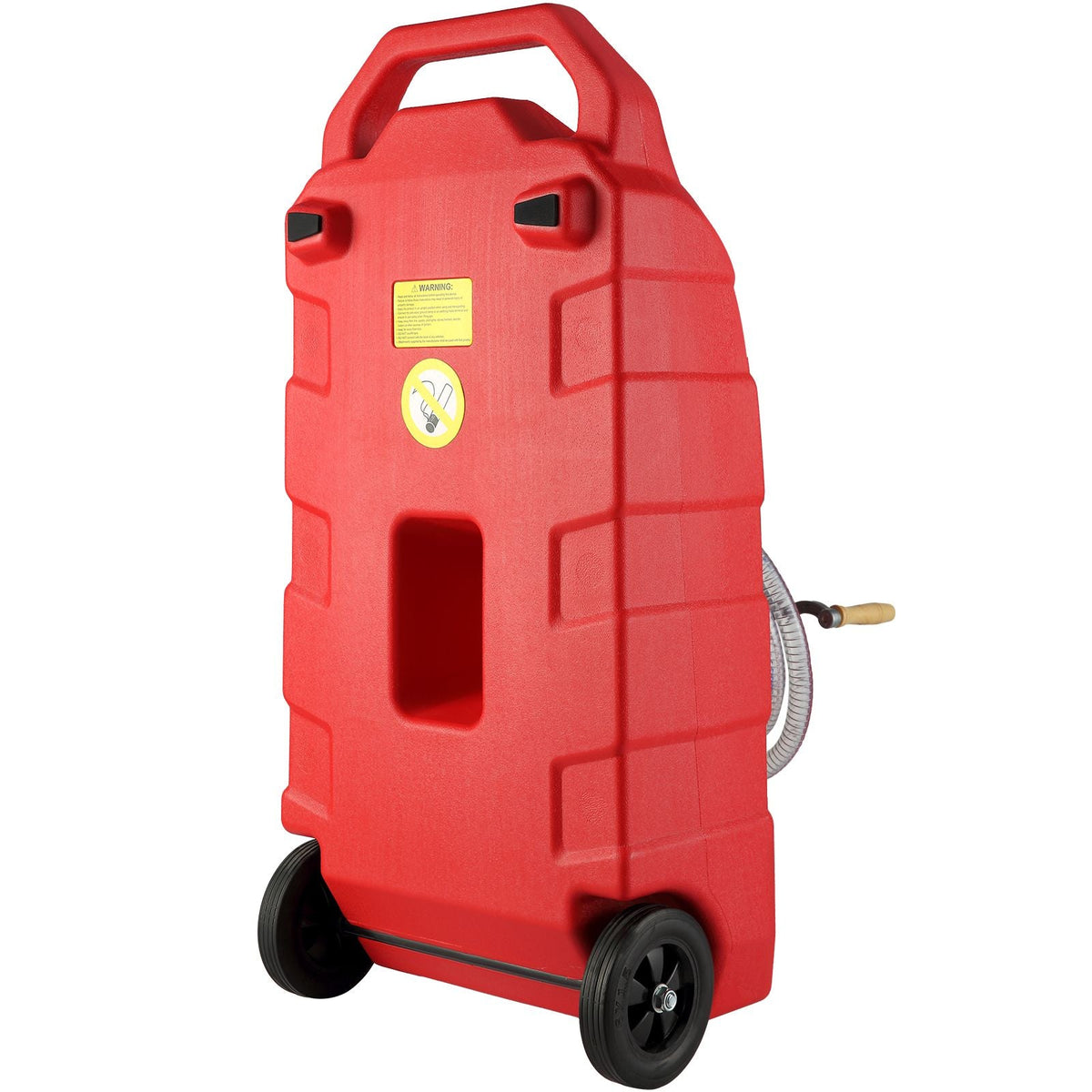 16 Gallon Fuel Caddy Portable Gas Storage Tank Container with Hand Pump