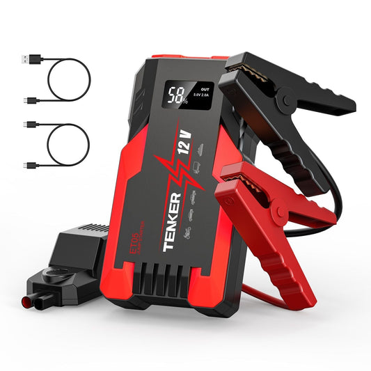4000 AMP PEAK Car Jump Starter Power Bank 12V Battery Charger with LCD Display