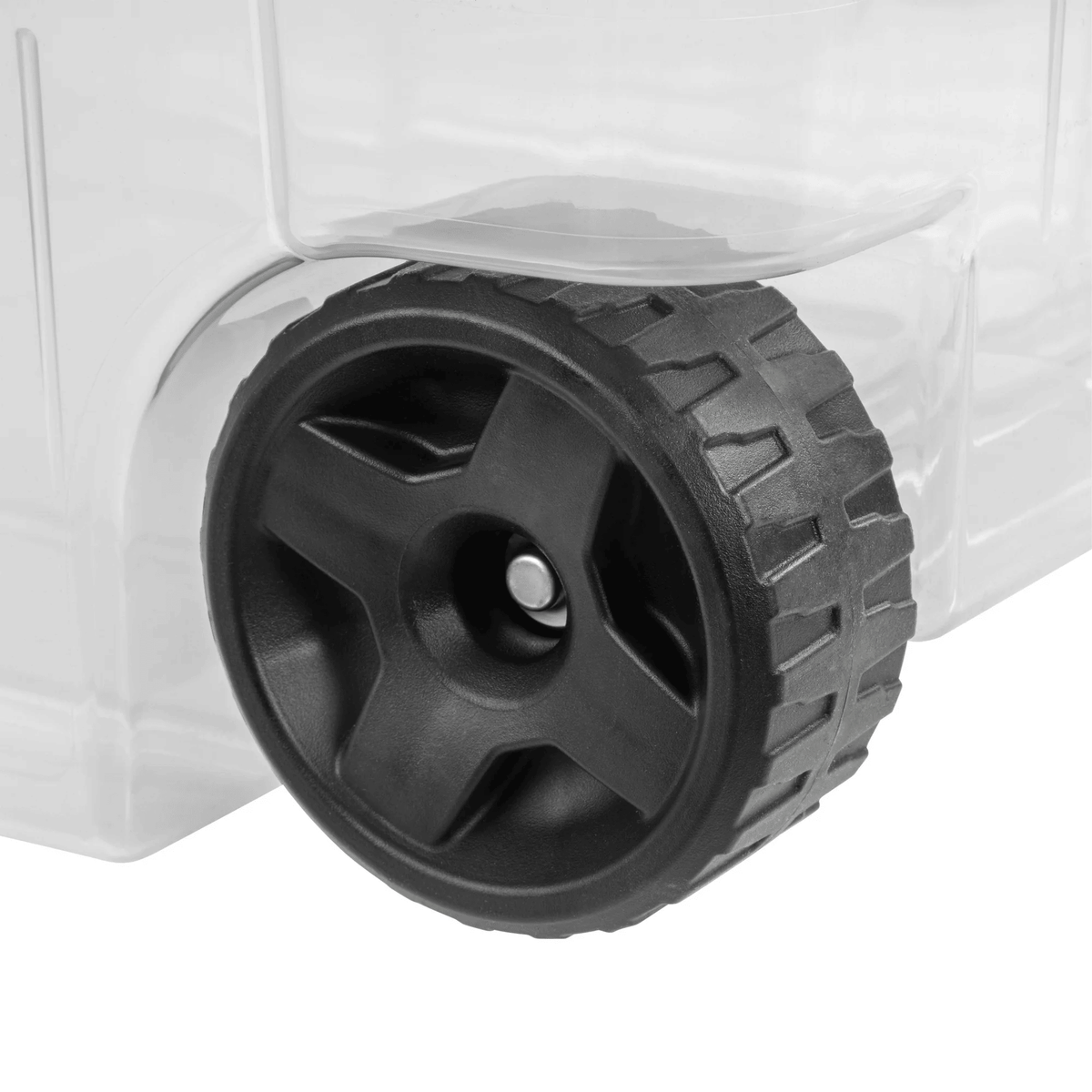 Extra Large Storage Bin 160 Quart Wheeled Clear Plastic Storage Container with Handle Pack of 2