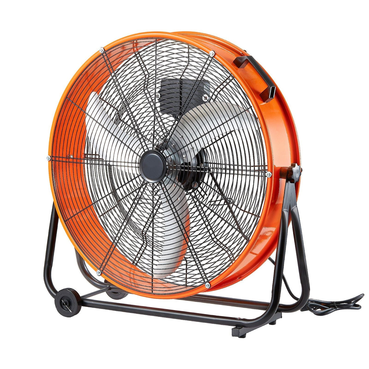 High Velocity 24 Inch Drum Fan Heavy Duty Commercial 3-Speed 8600CFM