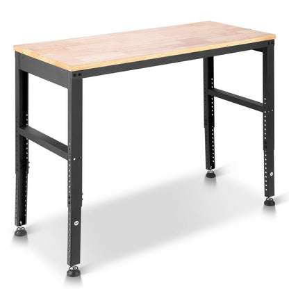 Adjustable Workbench 2000 lbs Capacity 48 x 20-inch Heavy Duty Work Bench with 28.5-38.3 Inches Height Adjustment