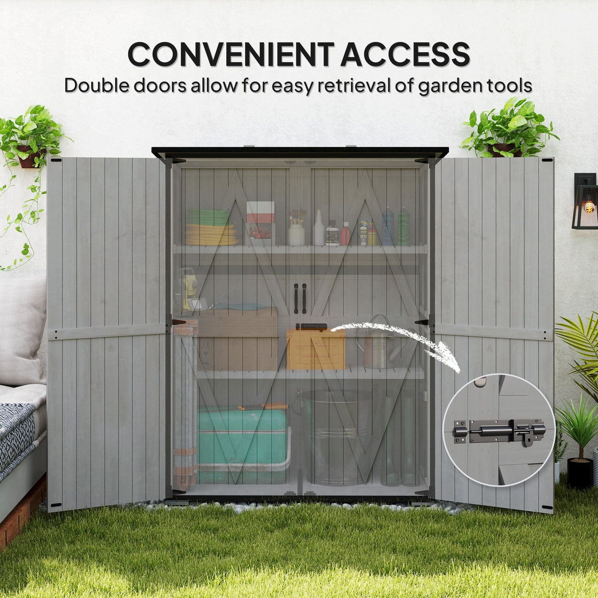 Wood Storage Shed