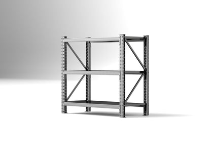3-Tier Industrial Shelving Rack