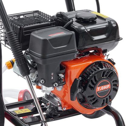 Gas Pressure Washer 3400 PSI 2.6 GPM Aluminum Pump Spray Gun and Extension Wand