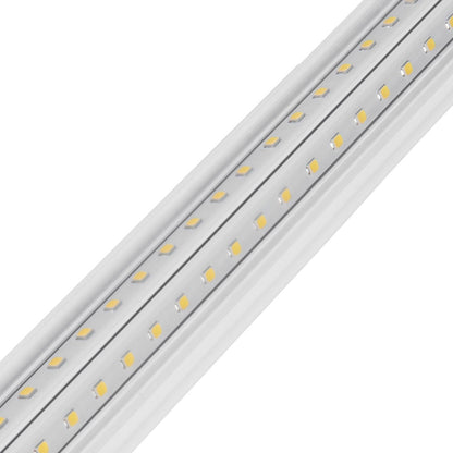10 Pack LED Shop Light 8 FT 80W Linkable Light Fixture 10000 LM 59 in Power Cords with ON/OFF Switch