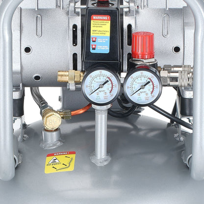 13 Gallon Air Compressor 2HP 4.6 SCFM@90PSI Oil Free Air Compressor Tank 125PSI Max Pressure