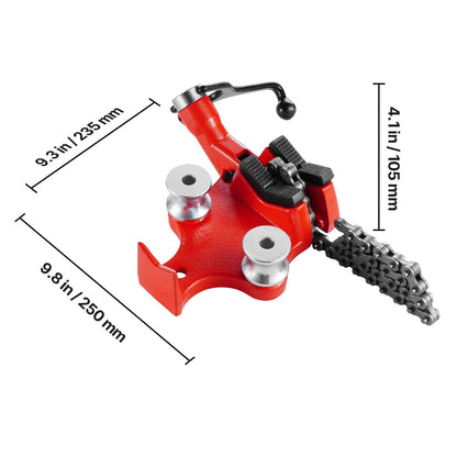 Heavy-Duty Pipe Chain Vise 1/8" - 5" Pipe Capacity
