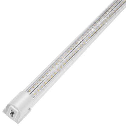 10 Pack LED Shop Light 8 FT 80W Linkable Light Fixture 10000 LM 59 in Power Cords with ON/OFF Switch