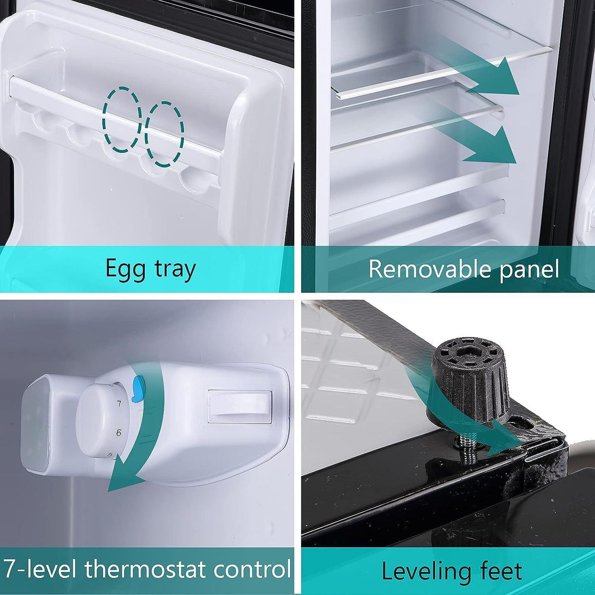 Compact Refrigerator 3.5 Cu.Ft