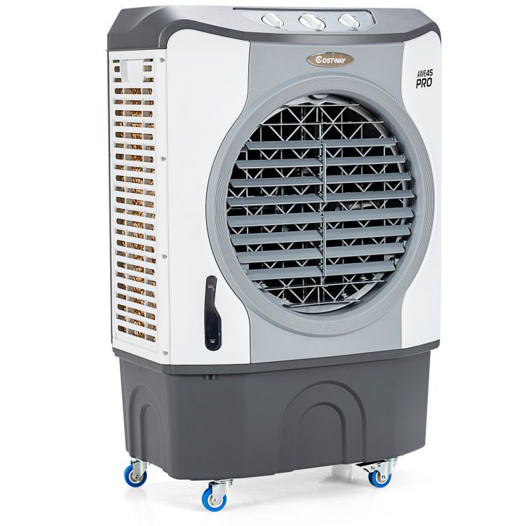 4-in-1 Industrial Evaporative Air Cooler Fan with 12 Gallon Tank