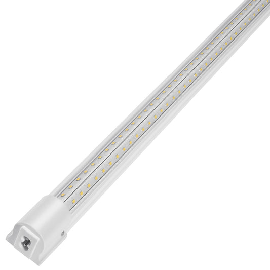 10 Pack LED Shop Light 4 FT 40W Linkable Light Fixture 6500 LM 59 in Power Cords with ON/OFF Switch
