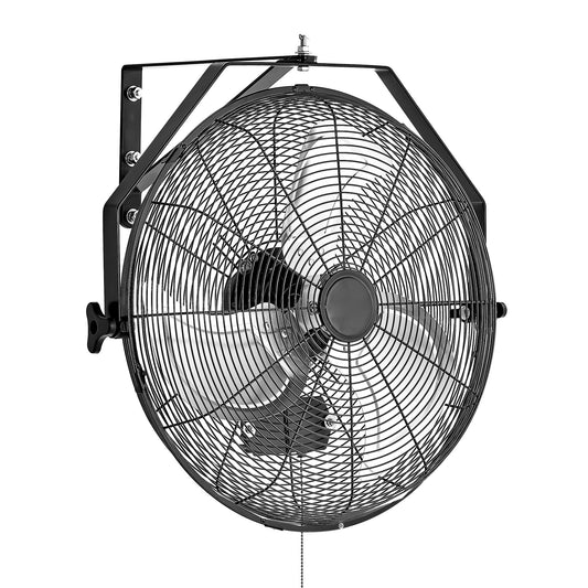 18 Inch Industrial Wall Mount Fan High Velocity 4000 CFM Fan with 3 Speeds
