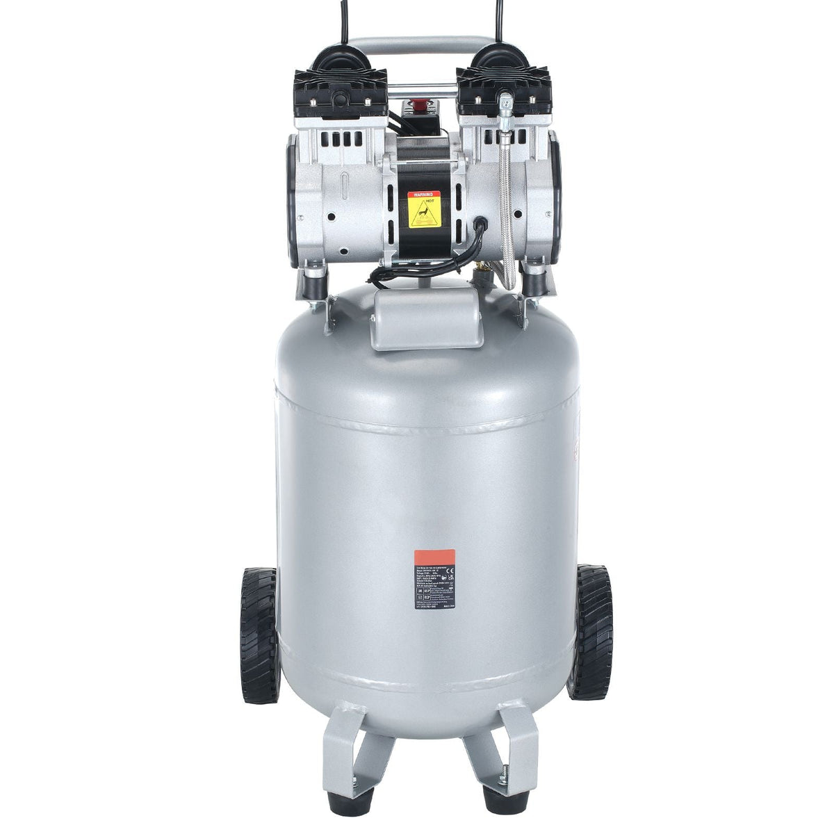 13 Gallon Air Compressor 2HP 4.6 SCFM@90PSI Oil Free Air Compressor Tank 125PSI Max Pressure