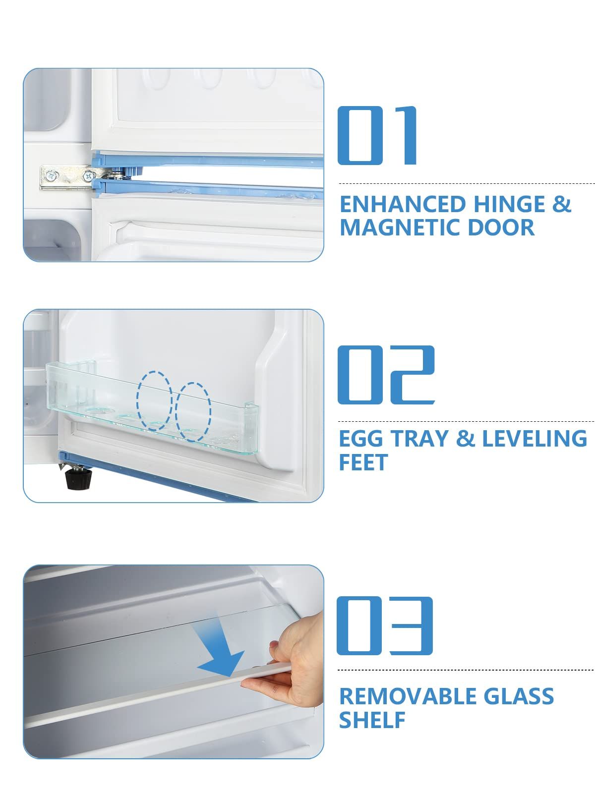 Compact Refrigerator 3.5 Cu.Ft