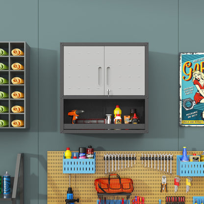 Metal Wall-Mounted Tool Storage Cabinet