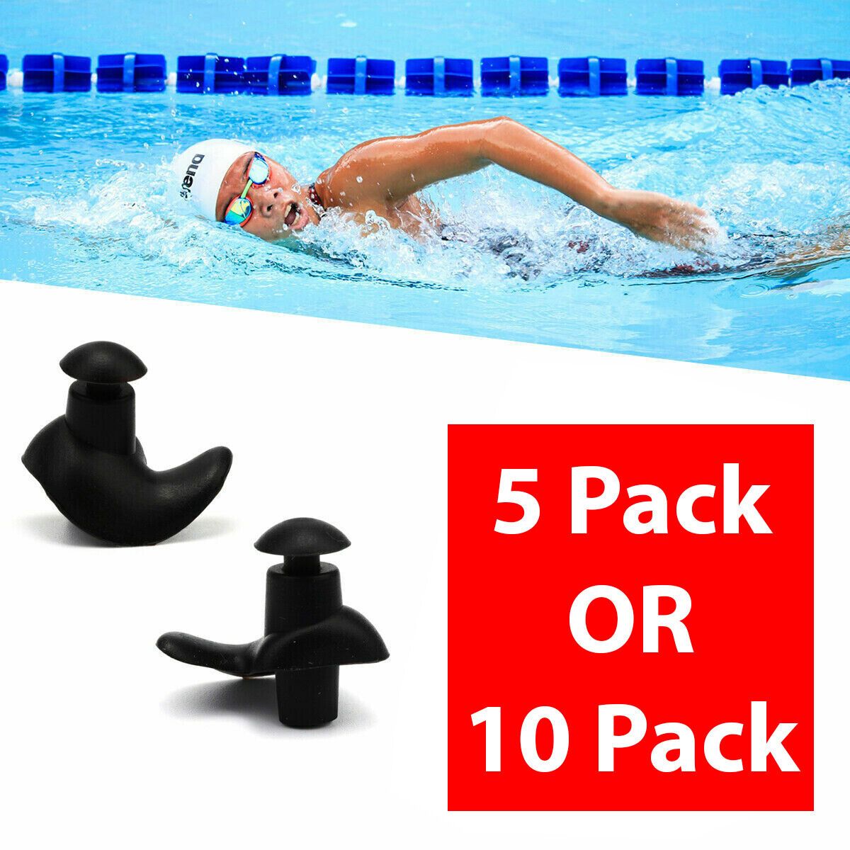5/10 Pairs Soft Silicone Ear Plugs