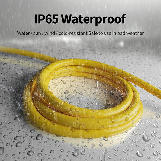 50 ft 12/3 Outdoor Extension Cord Waterproof Heavy Duty with Lighted Indicator End