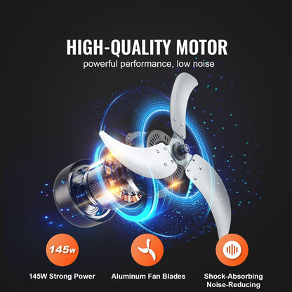 High Velocity 24 Inch Drum Fan Heavy Duty Commercial 3-Speed 8600CFM