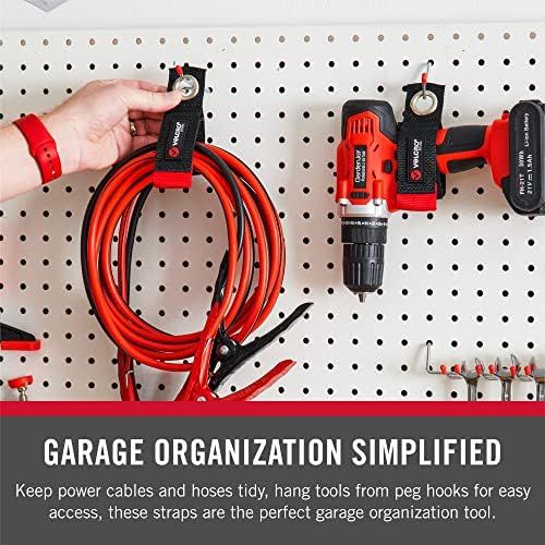 Heavy Duty Easy Hang Extension Cord Holder Organizer Variety Pack Holds 60-100lbs 3-pk 10",14" and 18"