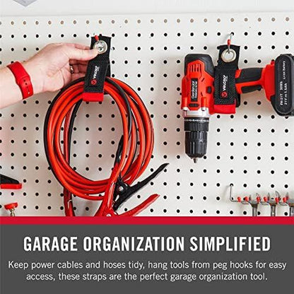 Heavy Duty Easy Hang Extension Cord Holder Organizer Variety Pack Holds 60-100lbs 3-pk 10",14" and 18"