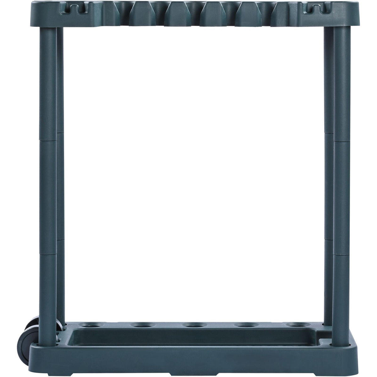 Garden Tool Organizer 10 Slots Yard Tool Rack for Garage Organization and Storage