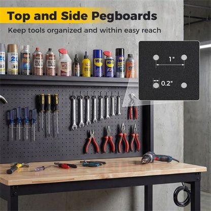 48" Heavy-Duty Workbench 2000LBS Capacity