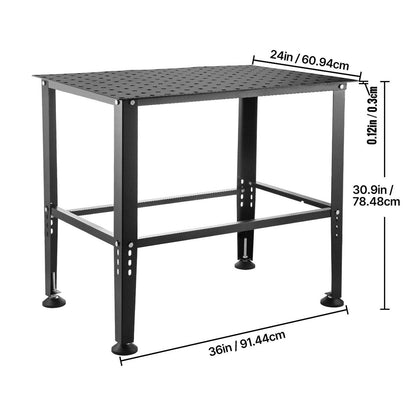 Welding Table 36" x 24" 800LBS Capacity Workbench Table