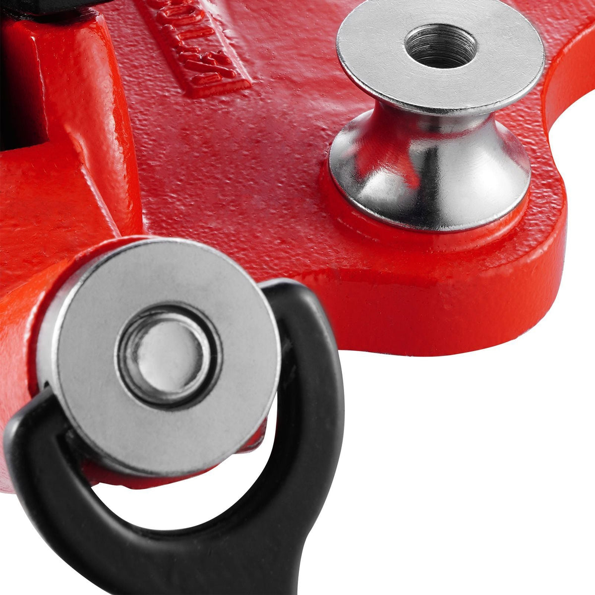 Heavy-Duty Pipe Chain Vise 1/2" - 8" Capacity Iron Base Clamping