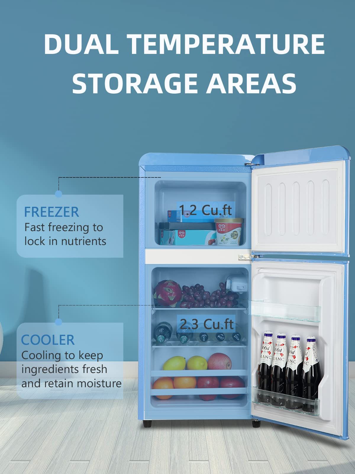 Compact Refrigerator 3.5 Cu.Ft