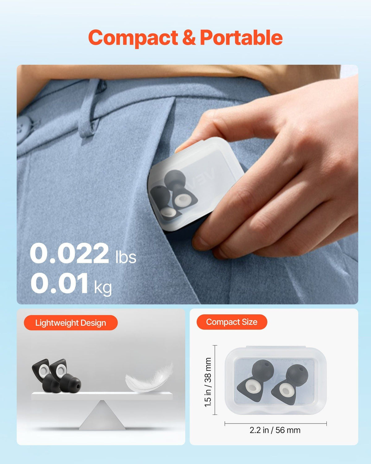 Ear Plugs for High Noise Reduction Earplugs