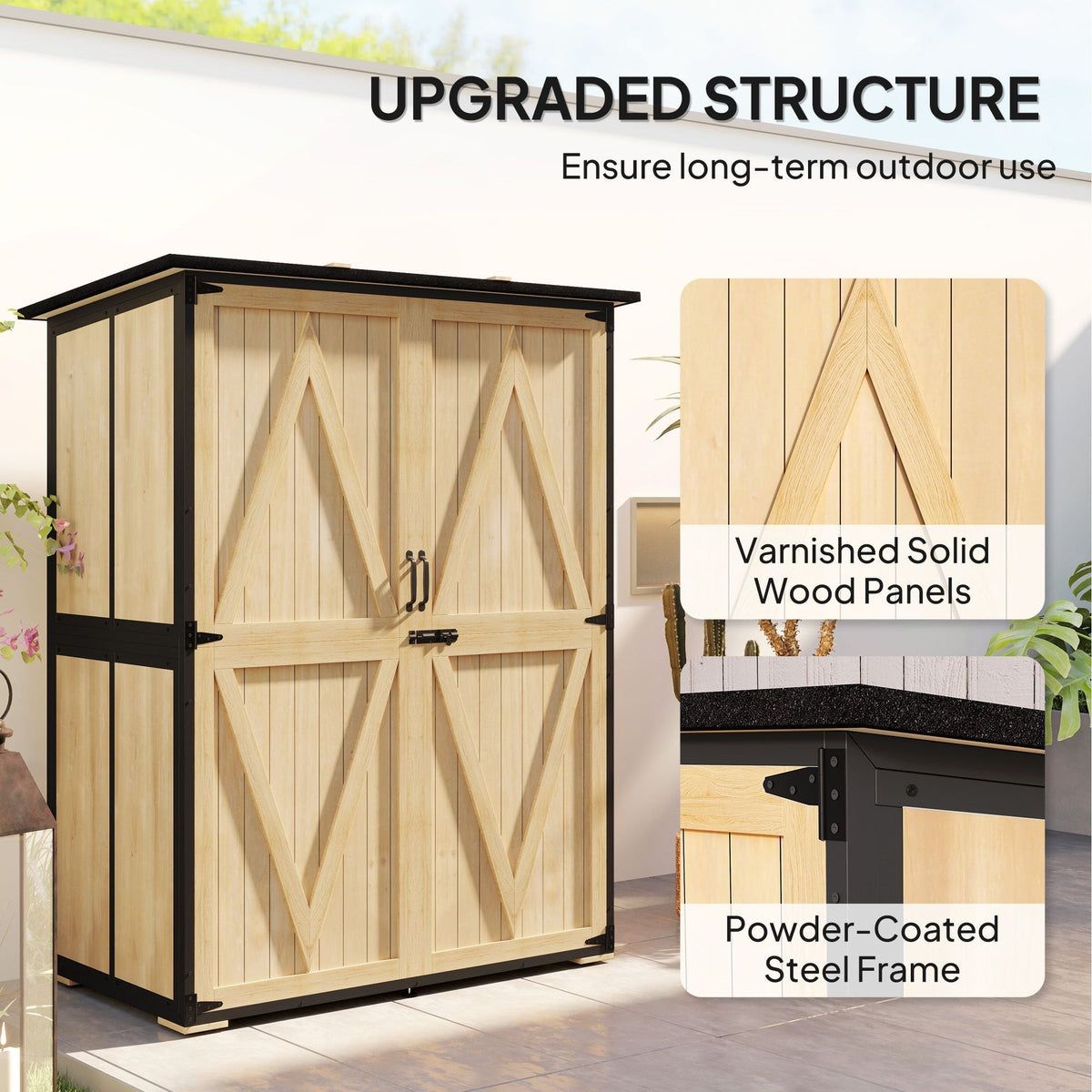 Wood Storage Shed
