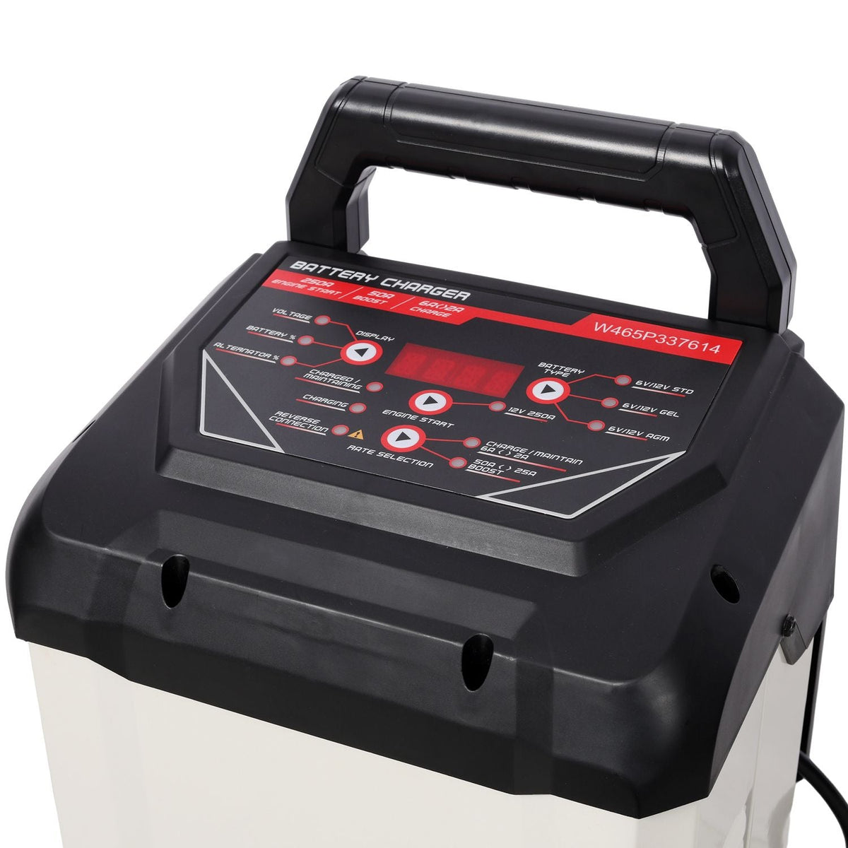Smart Wheeling Battery Charger 120V/60Hz 250A Automotive Battery Charger For 6V & 12V